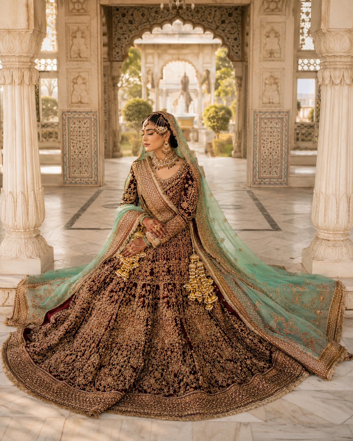 Palace Bridal Spread bridal concept by Kaarza
